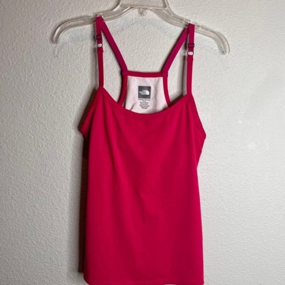 The North Face Vaporwick Athletic Pink Cami Tank Top Medium